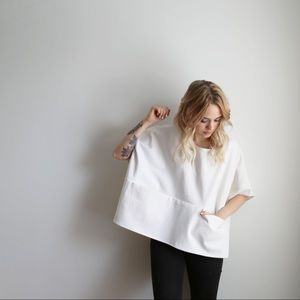 Jamie + the Jones Denim Pocket Box Top